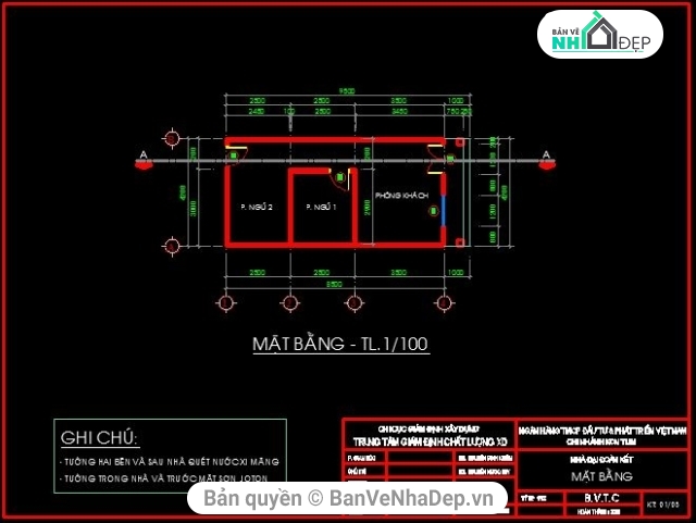 nhà cấp 4,nhà tình nghĩa,nhà đại đoàn kết,nhà hộ nghèo,bản vẽ nhà tình nghĩa