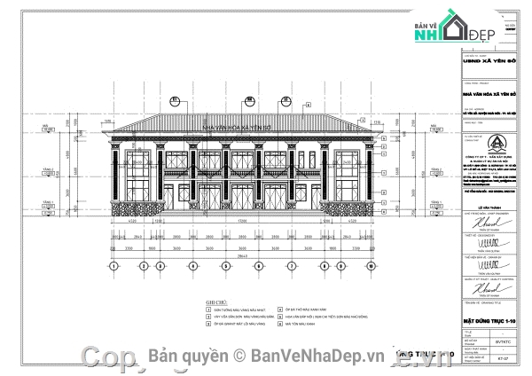 nhà văn hóa 2 tầng,nhà văn hóa xã,kiến trúc nhà văn hóa,nhà văn hóa,nhà văn hóa xã 2 tầng