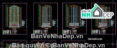 cad chung cư,File chung cư,chung cư