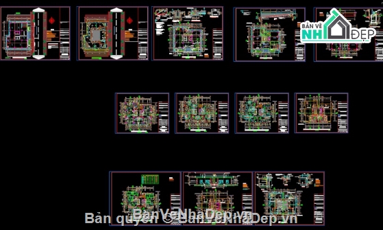 cad chung cư,File chung cư,chung cư