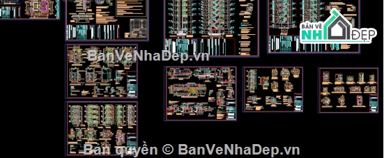 cad chung cư,File chung cư,chung cư