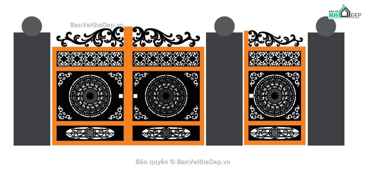 mẫu cổng cnc 2 cánh,file cắt cổng cnc 2 cánh,cổng cnc 2 cánh,autocad cổng cnc 2 cánh