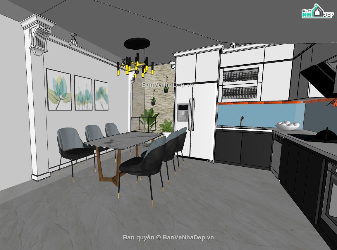 nội thất phòng khách,thiết kế nhà phố,bản vẽ nhà ống