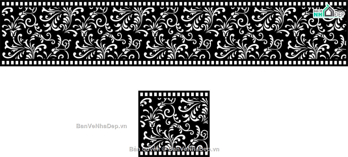 mẫu lan can cnc,lan can dxf,hoa văn lan can cnc