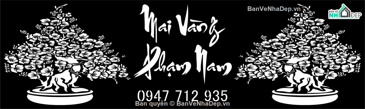 cnc hoa mai,tranh cnc hoa  mai,cây mai cnc,file cây mai