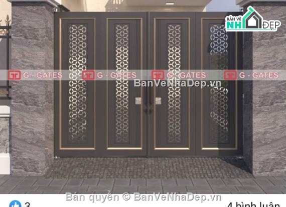 cổng cnc 4 cánh,file cnc cổng 4 cánh,cắt cnc cổng 4 cánh,mẫu cnc cổng 4 cánh