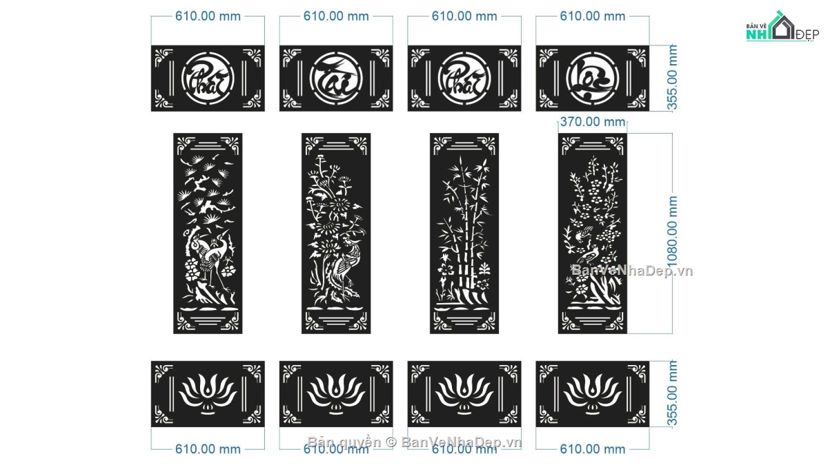 hoa sen cnc,cổng tứ quý cnc,cổng tứ quý