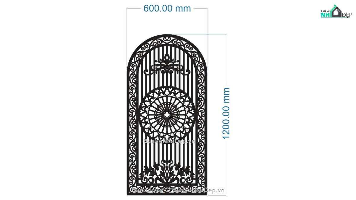 cửa cnc 1 cánh,cửa 1 cánh cnc,hoa văn cửa dxf