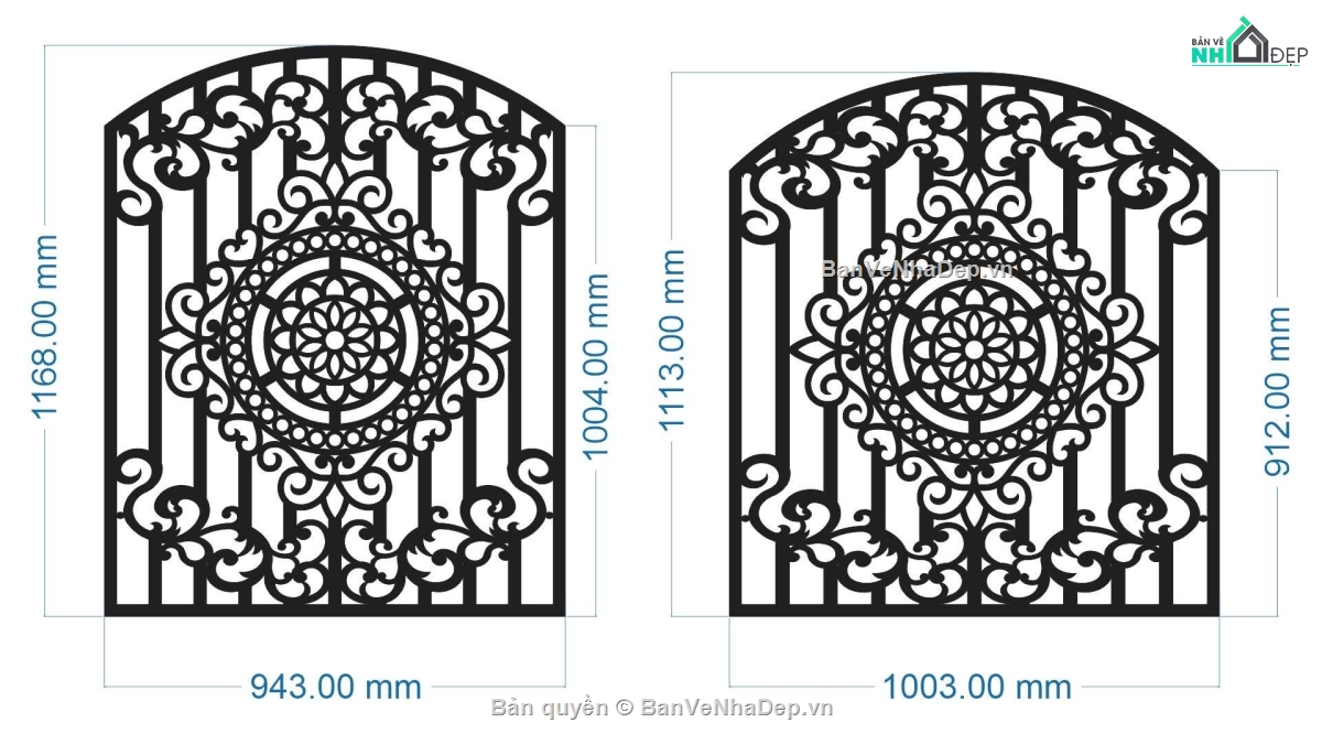 cnc hàng rào,File hàng rào cnc,File cổng hàng rào cnc