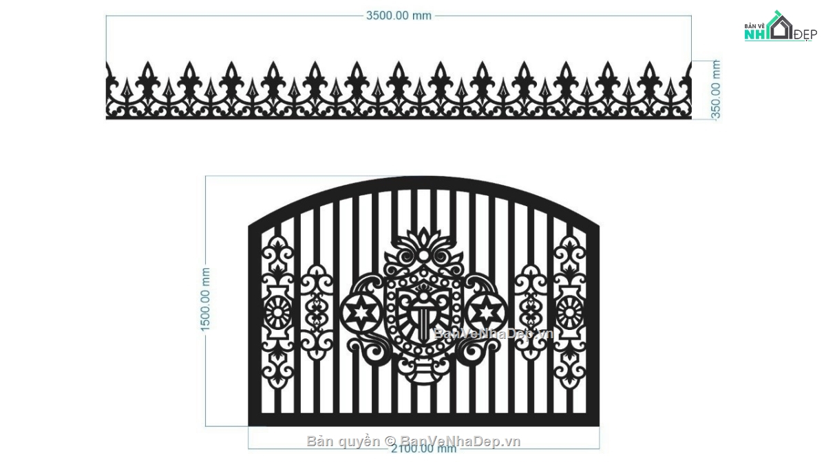 hàng rào đẹp,mẫu cnc hàng rào,file cnc hàng rào