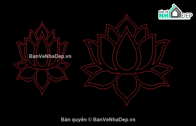 hoa sen cnc,File dxf hoa sen cnc,cnc hoa sen