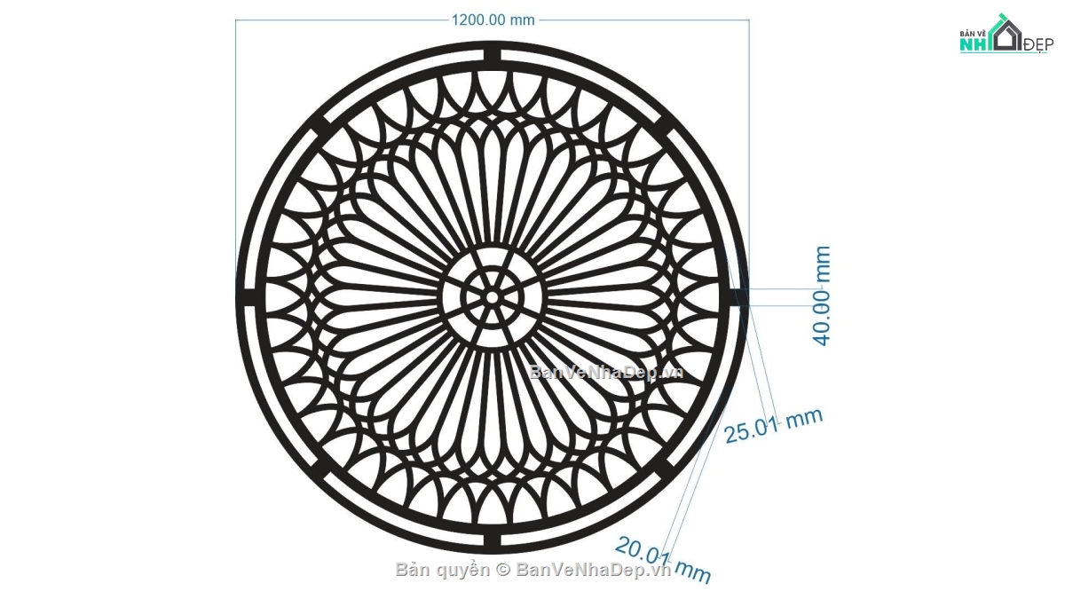 mái kính cnc,dxf mái kính tròn cnc,hoa văn mái kính cnc