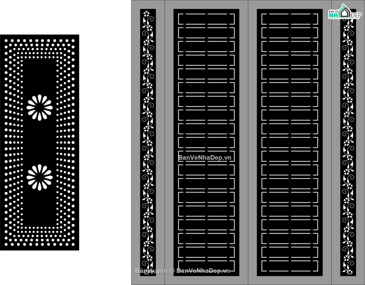mẫu cổng 4 cánh,file cnc cổng 4 cánh,mẫu cnc cổng 4 cánh