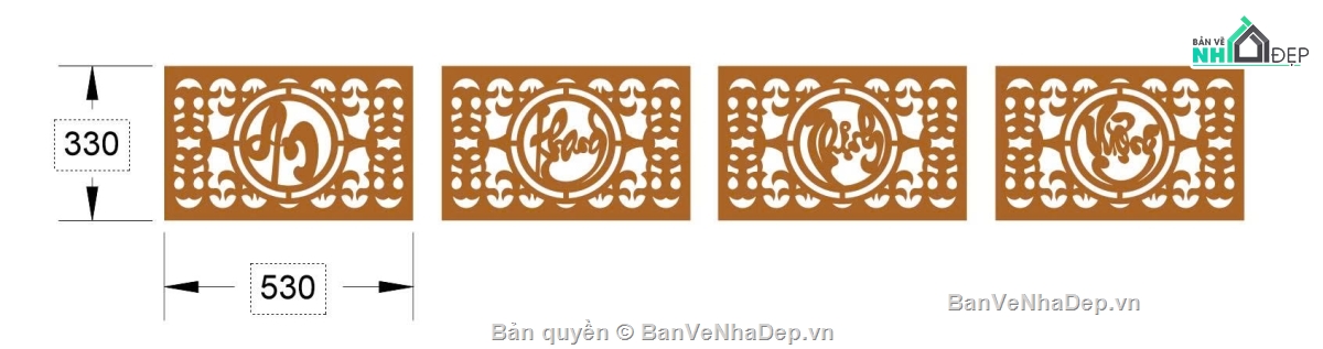 vách cổng cnc,an khang thịnh vương,vách dxf
