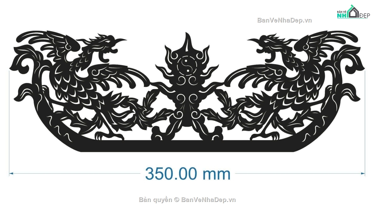 phượng cnc,file cnc cắt con phượng,cnc con phượng