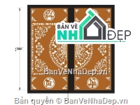File cổng 2 cánh cnc,mẫu cổng 2 cánh,file cnc cổng 2 cánh