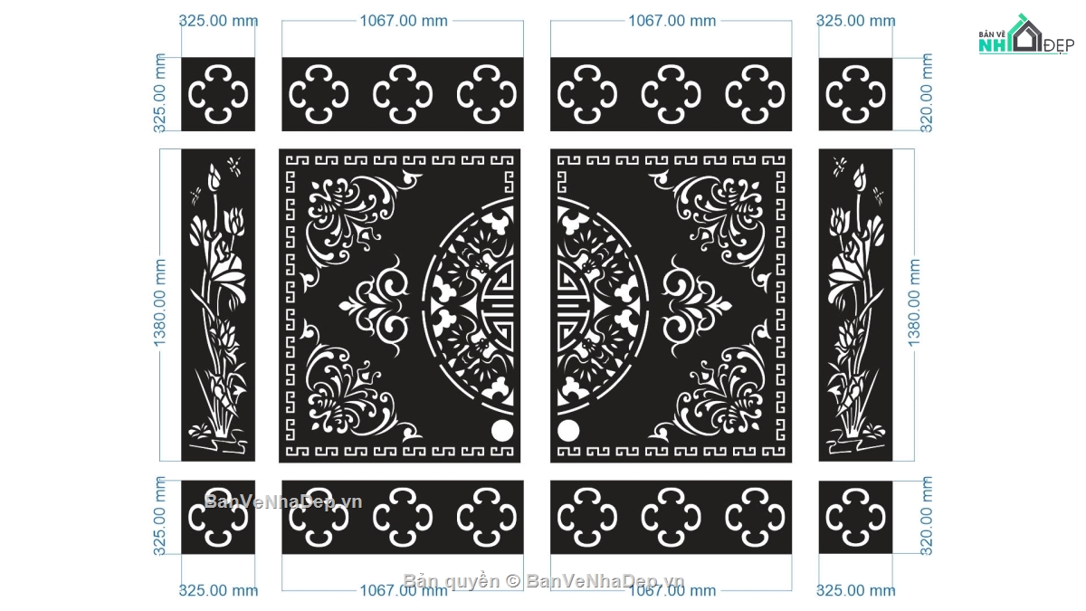 mẫu hoa sen cnc,file cnc cổng 2 cánh,mẫu cnc cổng 2 cánh