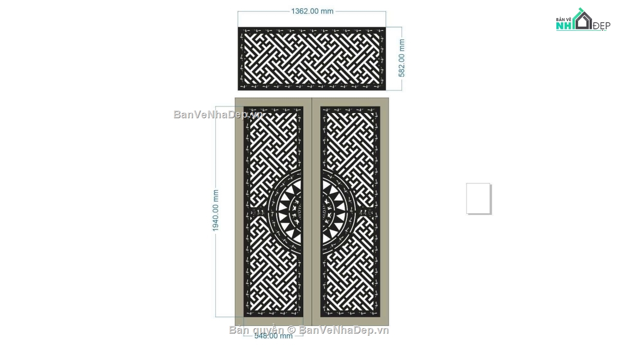 cổng 2 cánh cnc,file cnc cổng 2 cánh,mẫu cnc cổng 2 cánh