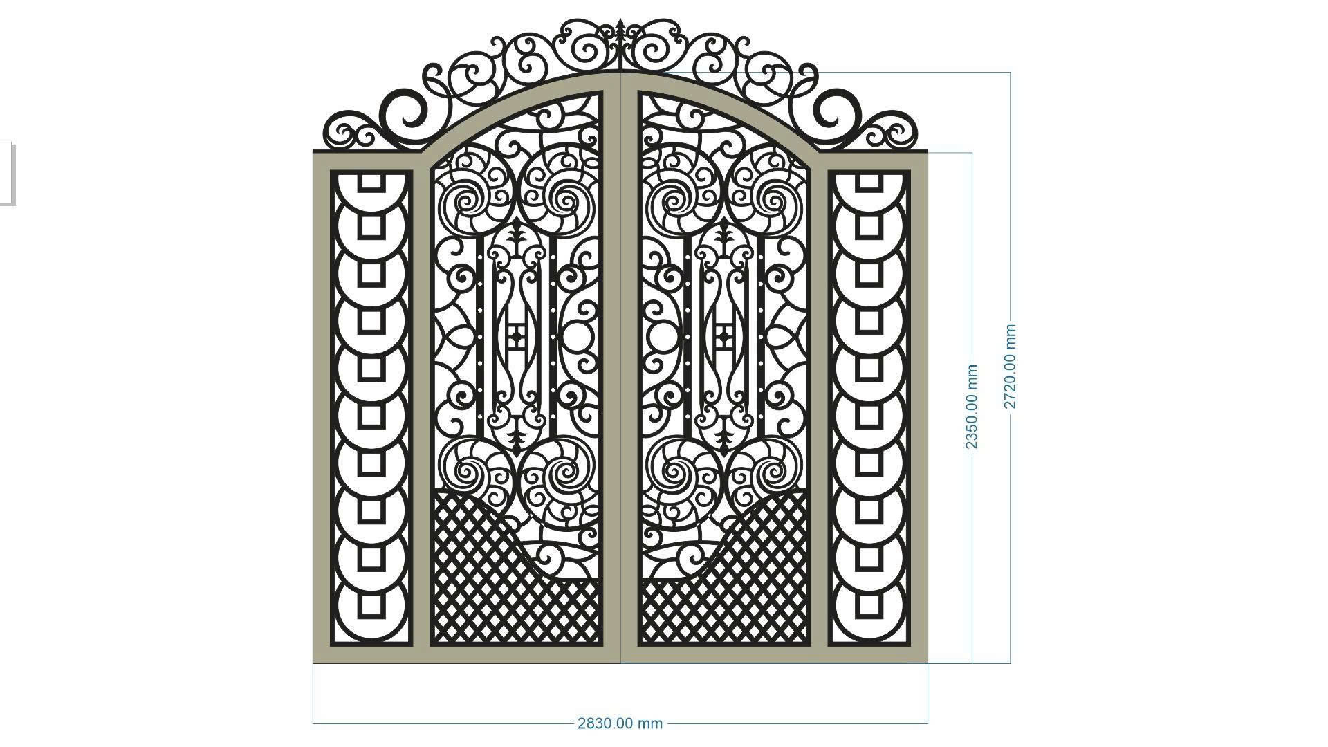 File cổng 2 cánh cnc,mẫu cổng 2 cánh,file cổng 2 cánh