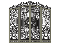 mẫu cổng 4 cánh,file cổng 4 cánh,cnc cổng 4 cánh