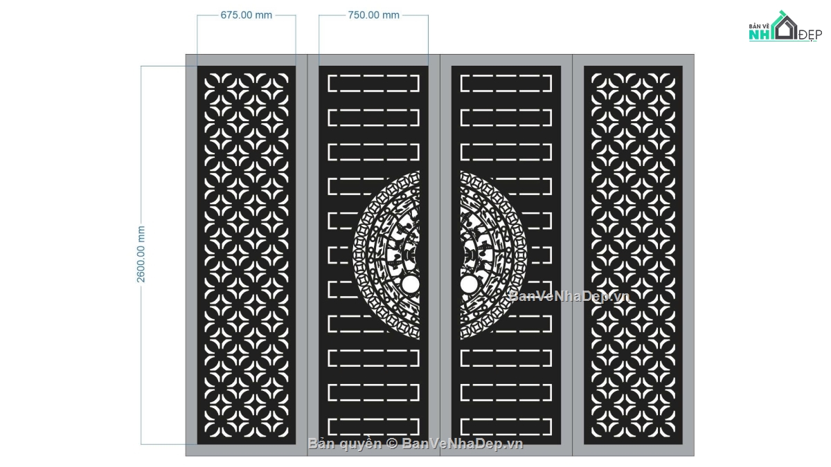 mẫu cổng 4 cánh,file cnc cổng 4 cánh,mẫu cnc cổng 4 cánh