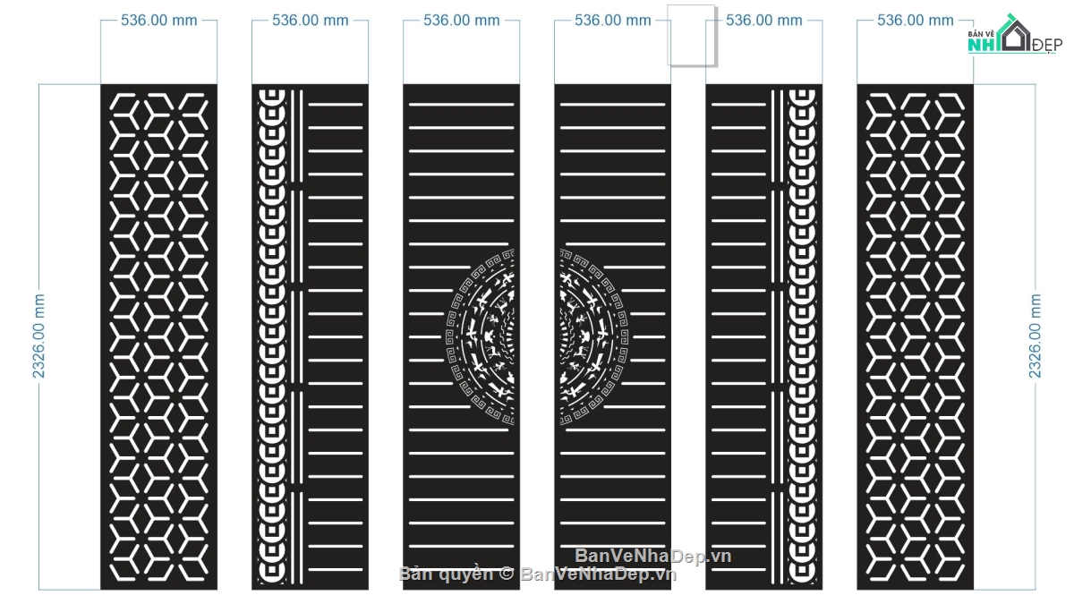trống đồng,cổng 6 ánh cnc,file cnc cổng 6 cánh,mẫu cnc cổng 6 cánh