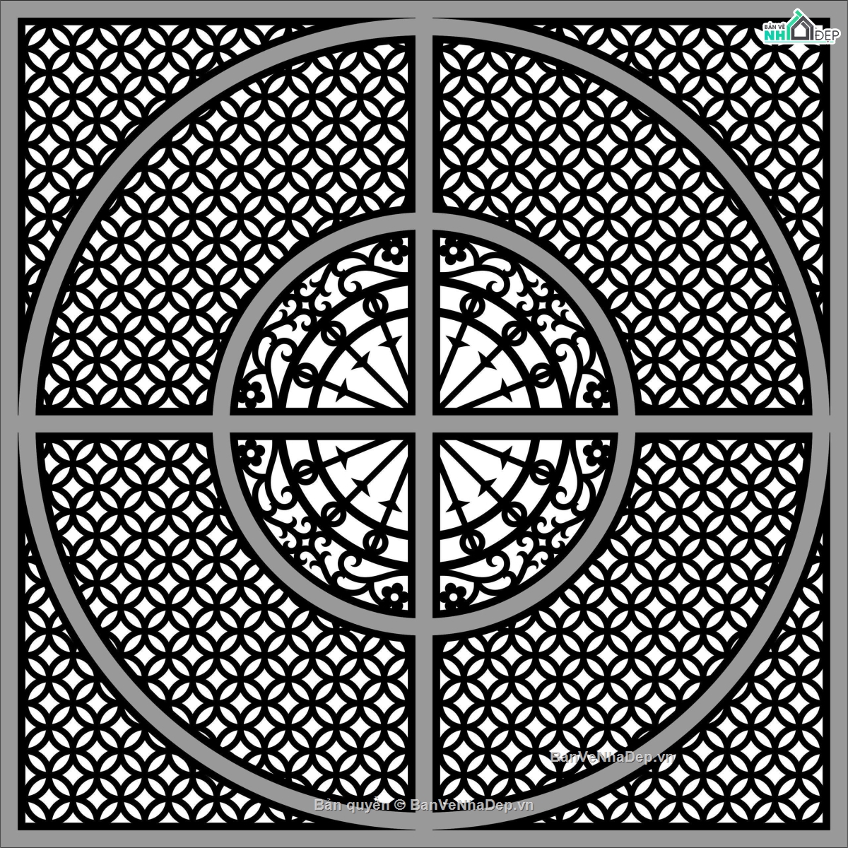 giếng trời cnc,file cnc giếng trời,mẫu cnc giếng trời