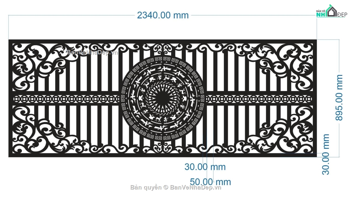 mẫu hàng rào,hàng rào,cnc hàng rào