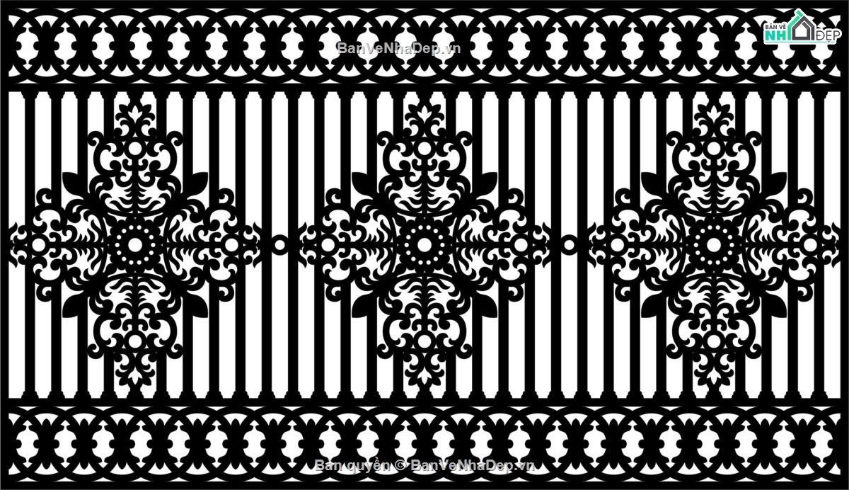 mẫu hàng rào,hàng rào,cnc hàng rào