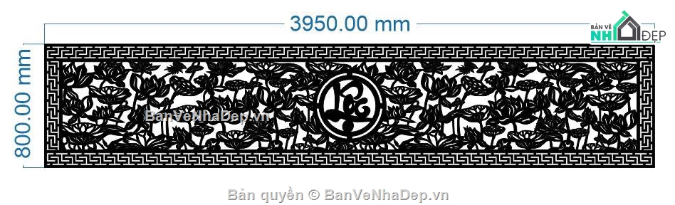 mẫu hàng rào,hàng rào sen cnc,file cnc hàng rào sen