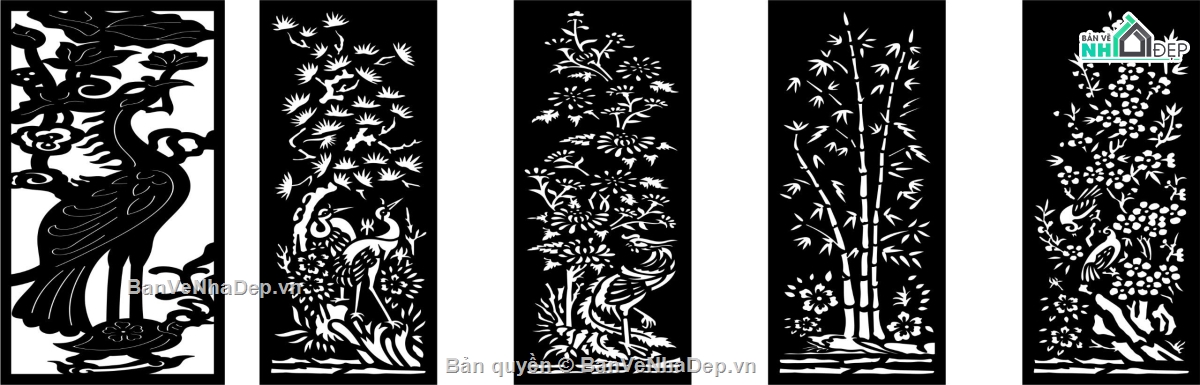 mẫu hàng rào,hàng rào,mẫu tứ quý cnc,File tứ quý cnc