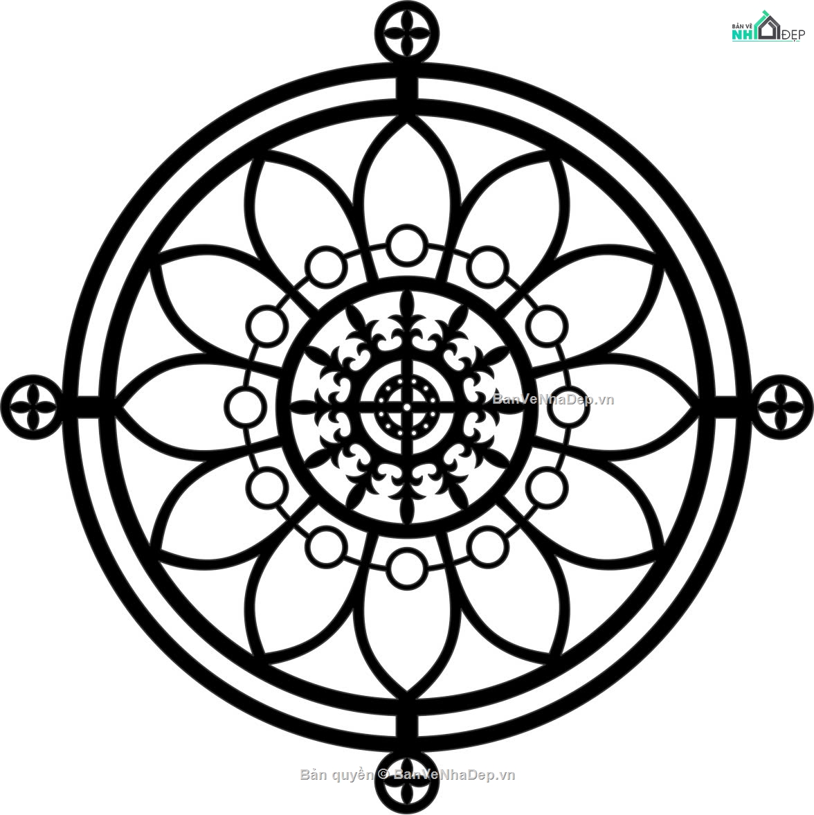 hoa văn cnc,mái kính,hoa văn,hoa văn tròn