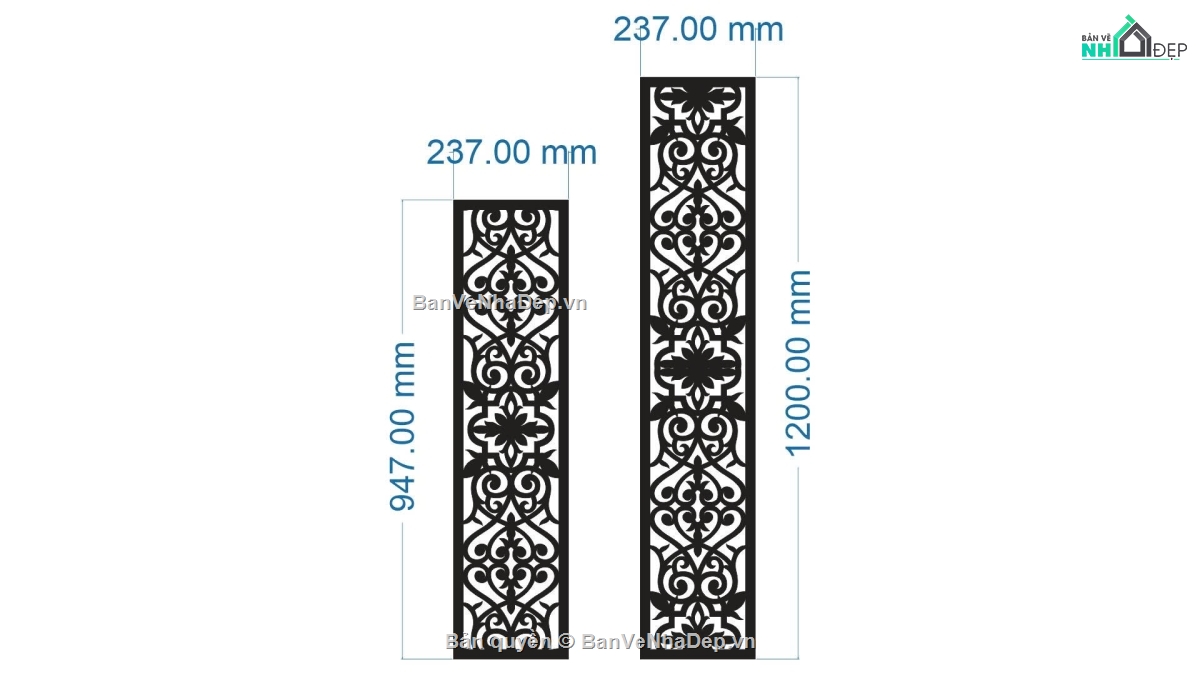 lan can cnc,trụ cnc,file cnc hoa văn trụ