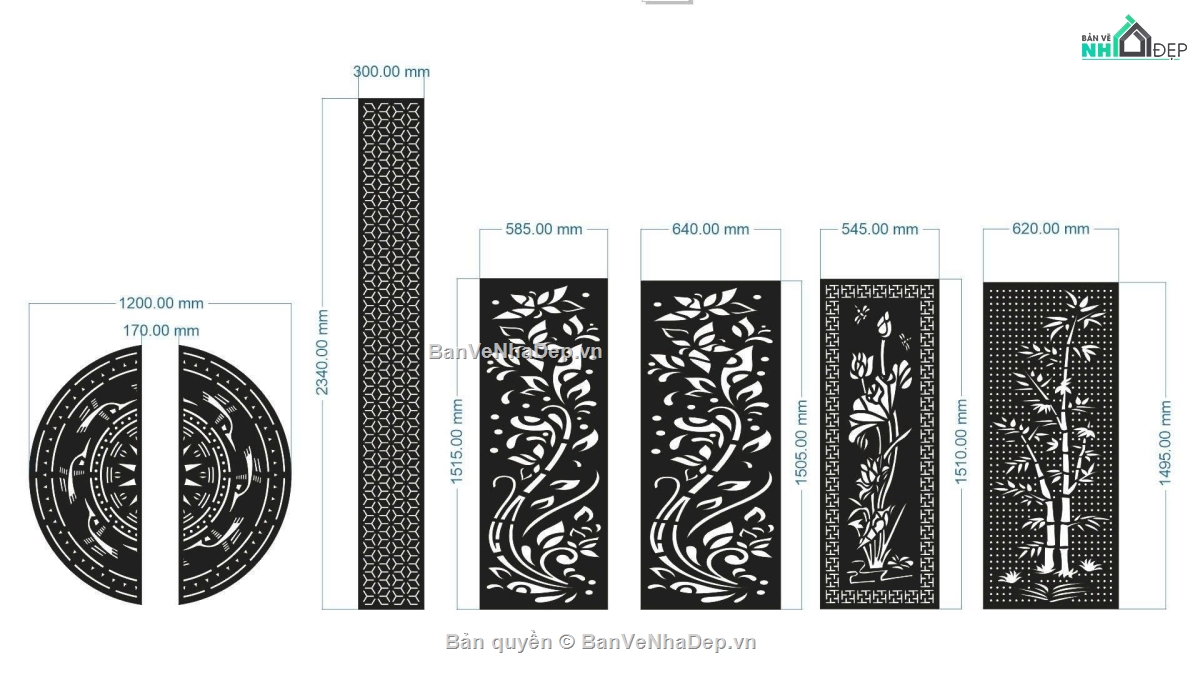 vách cnc,file cnc vách cổng,mẫu cnc vách cổng