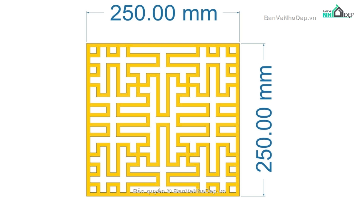 vách cnc chữ vạn,chữ vạn cnc,file dxf vách