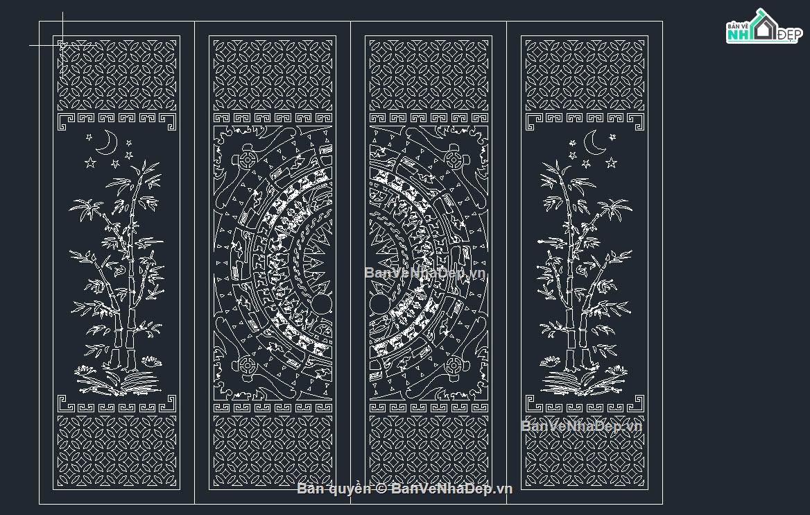 cổng đẹp,cánh cổng đẹp,cổng đẹp 4 cánh