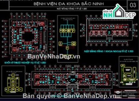 kiến trúc bệnh viện,Đồ án Kiến trúc,đồ án kiến trúc bệnh viện