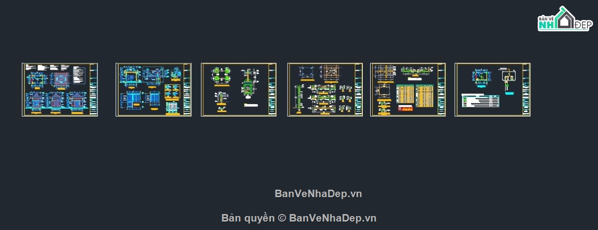 nhà bảo vệ,nhà để xe,bản vẽ nhà