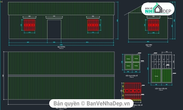 bản vẽ lán trại,lán trại,lán trại công trình,lều trại,lán trại tôn