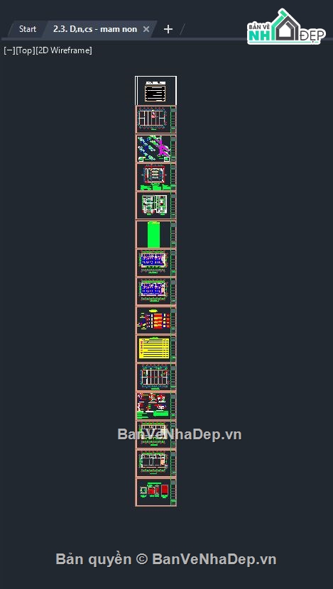 kiến trước trường học,trường học mầm non,trường học 3 tầng