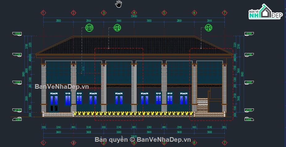 kiến trước trường học,trường học mầm non,trường học 3 tầng