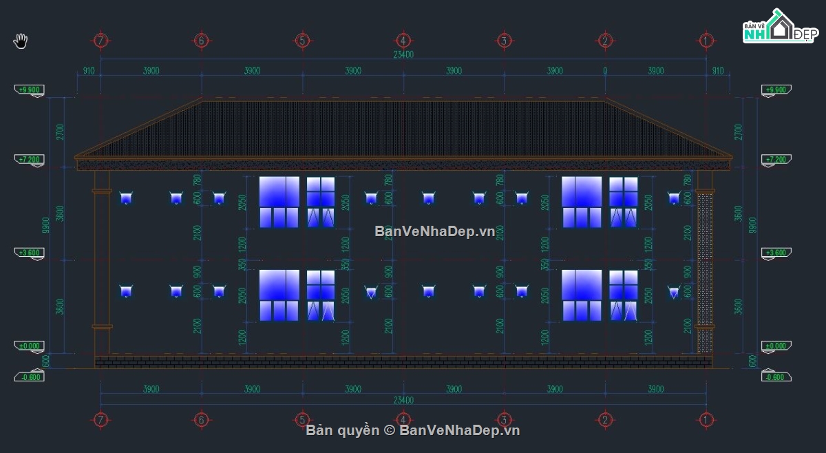 kiến trước trường học,trường học mầm non,trường học 3 tầng
