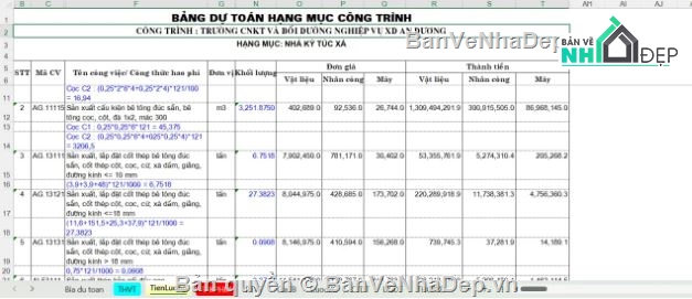 kiến trúc ký túc xá,bản vẽ ký túc xá,ký túc xá 3 tầng