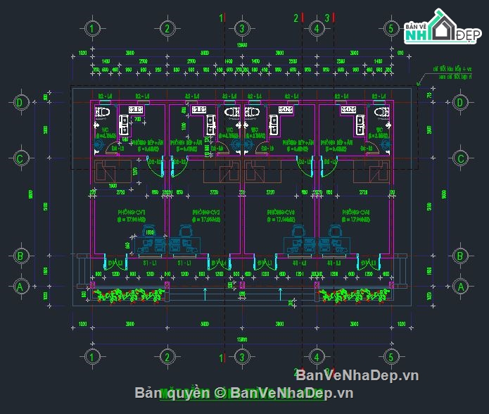 kiến trúc nhà công vụ,nhà công vụ,nhà công vụ cnc