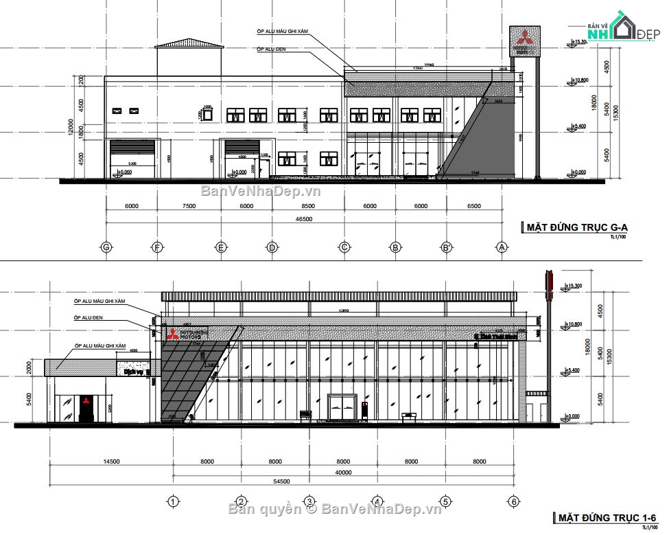 cad nhà xưởng,nhà xưởng đẹp,kiến trúc nhà xưởng