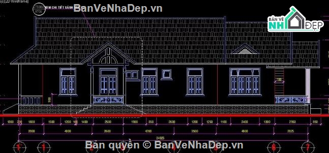 nhà cấp 4,cad nhà cấp 4,file cad nhà cấp 4,nhà cấp 4 file cad