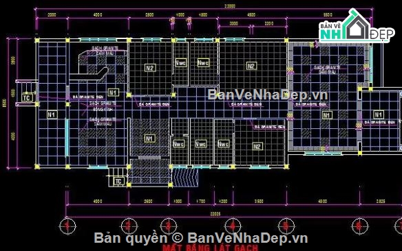 nhà cấp 4,cad nhà cấp 4,file cad nhà cấp 4,nhà cấp 4 file cad
