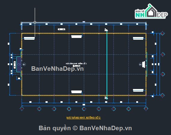 nhà xưởng,File cad nhà xưởng,bản vẽ nhà xưởng