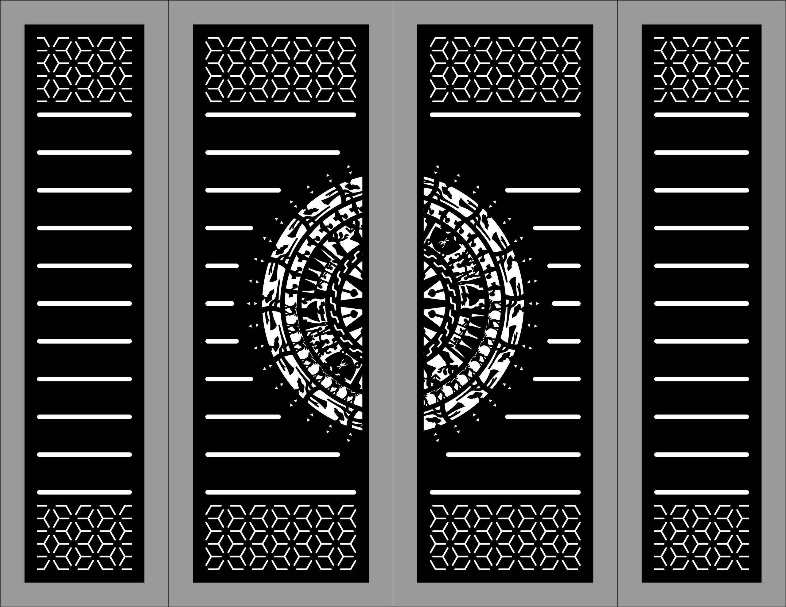 cổng 4 cánh,cổng đẹp 4 cánh,cánh cổng đẹp,cổng cnc đẹp