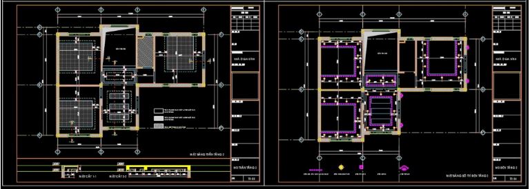 biệt thự mái thái,thiết kế biệt thự 2 tầng,hồ sơ kiến trúc